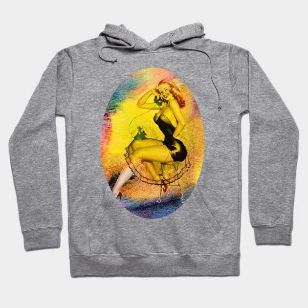 Pin Up Girl Hoodie by Gigiart